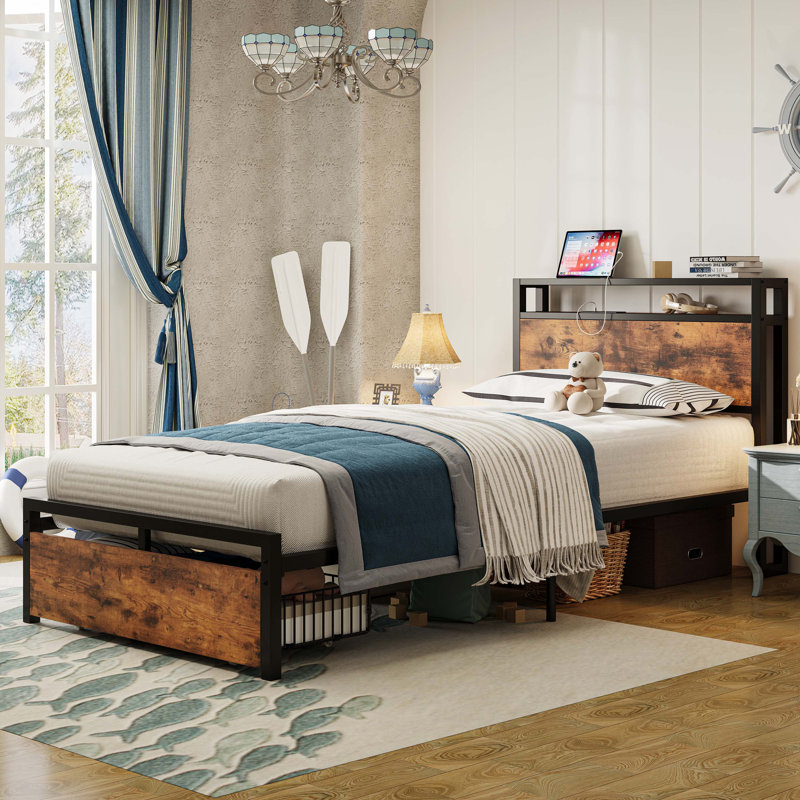 Wayfair twin headboard and frame discount